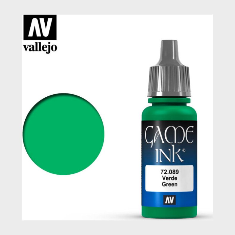 Vallejo - Game Color Ink - Green - 17-18 Ml - 72089