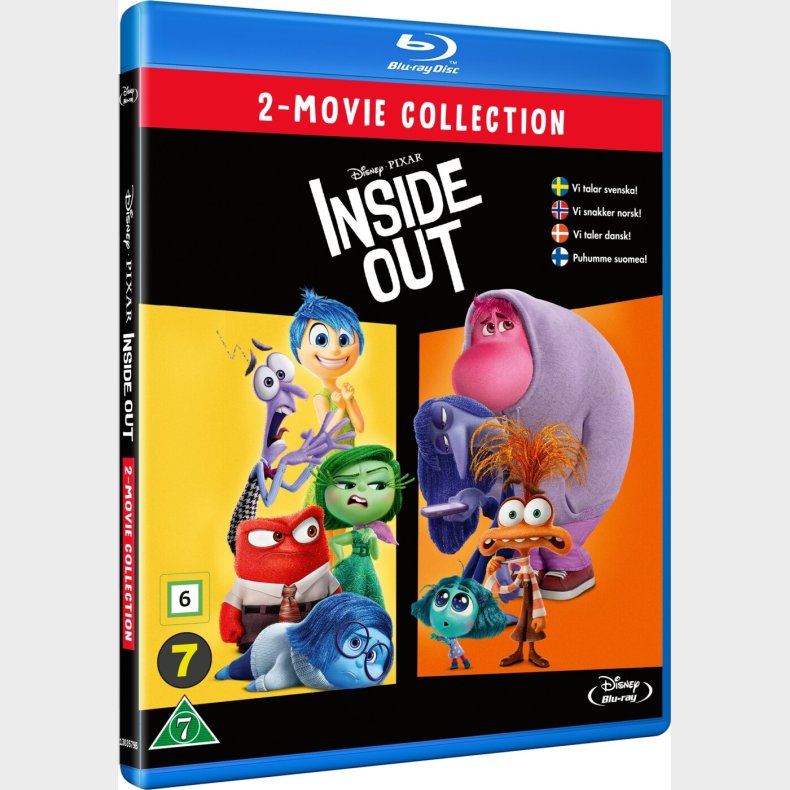 Inderst Inde 1+2 / Inside Out 1+2 - Blu-Ray