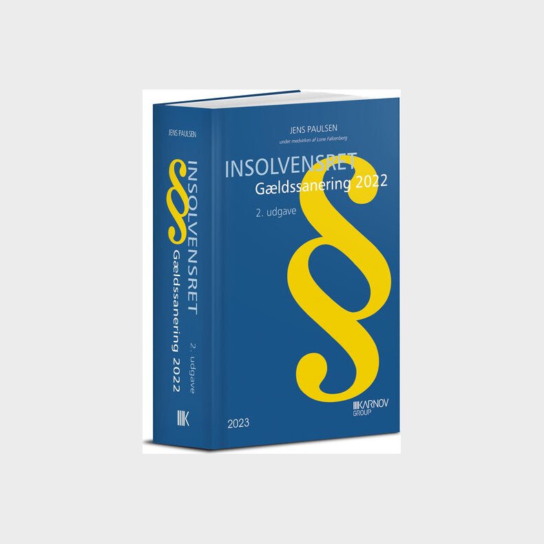 Insolvensret - G�ldssanering 2022 - Jens Paulsen - Bog