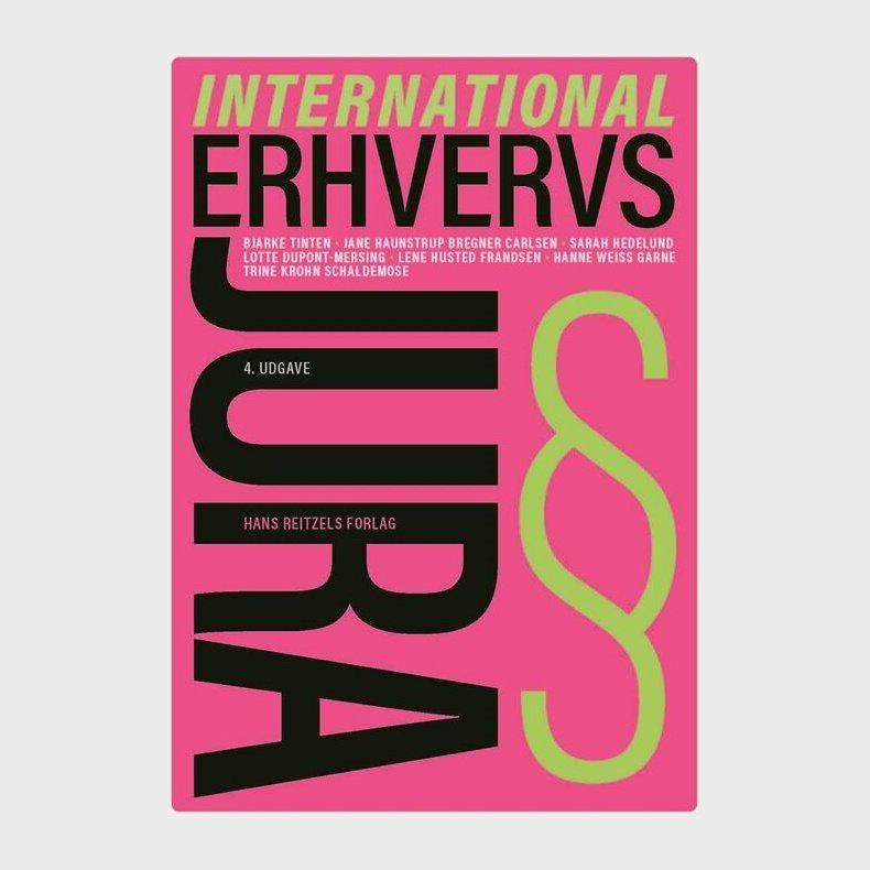 International Erhvervsjura - Bjarke Tinten - Bog