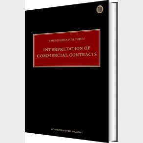Interpretation Of Commercial Contracts - Amund Bj�ranger T�rum - English Book