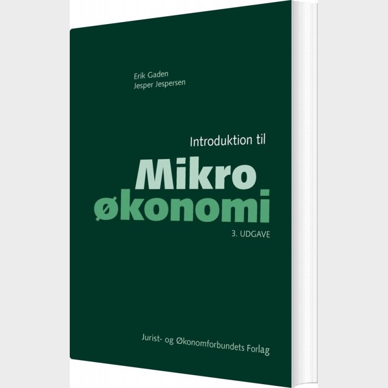 Introduktion Til Mikro�konomi - Jesper Jespersen - Bog