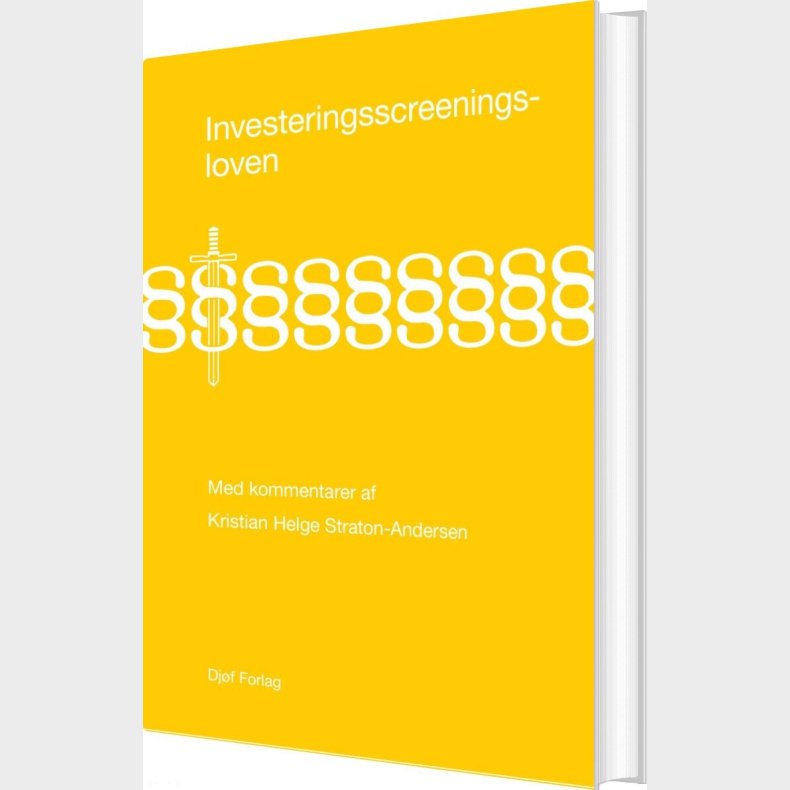 Investeringsscreeningsloven - Kristian Helge Straton-andersen - Bog