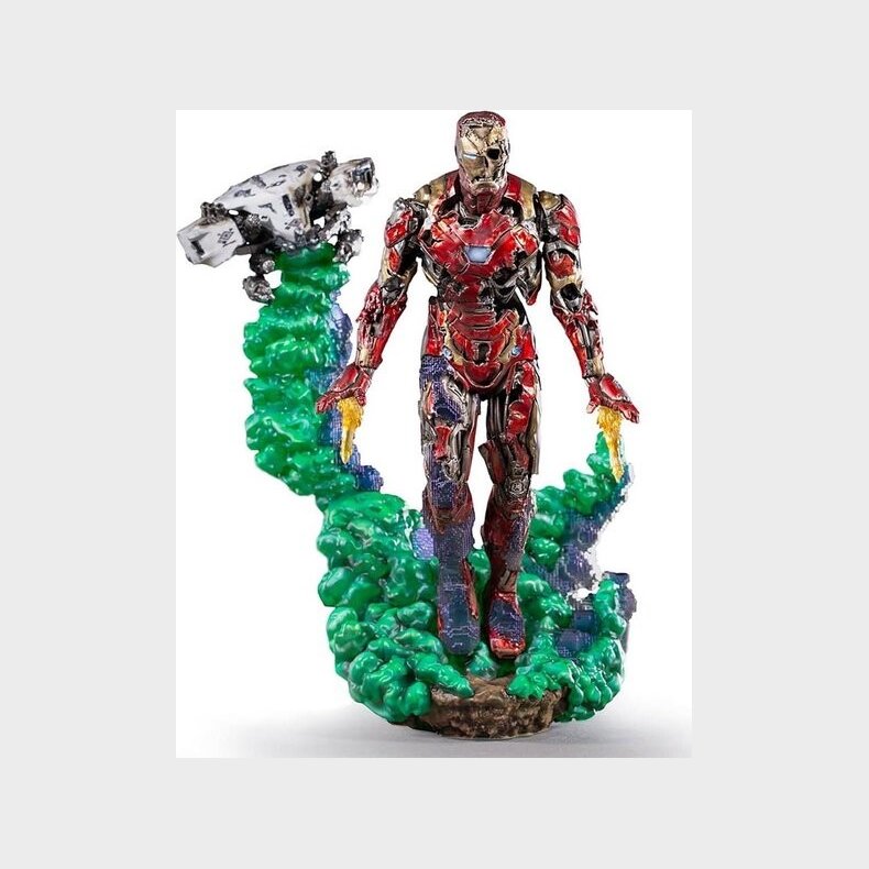 Ironstudios - Marvel Spider-man Far From Home: Deluxe Bds 1:10 Art Scale Staute - Iron Man Illusion