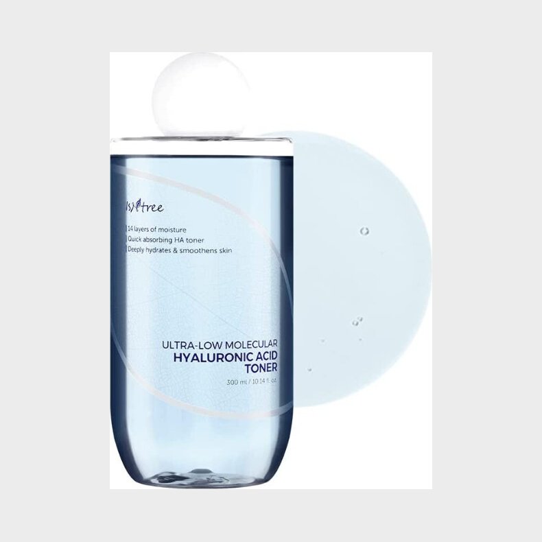 Isntree - Ultra Low Molecular Hyaluronic Acid Toner - 300 Ml