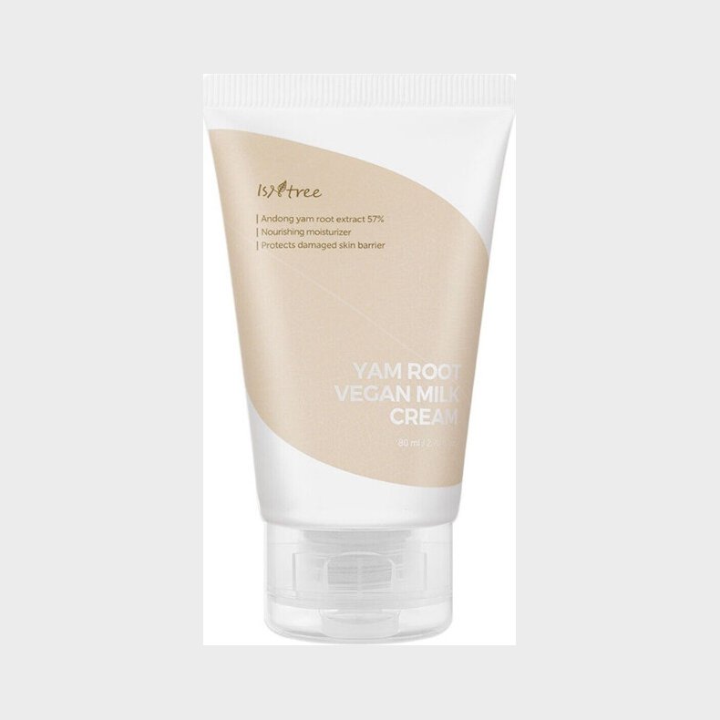 Isntree - Yam Root Vegan Milk Cream 80 Ml - Dagcreme