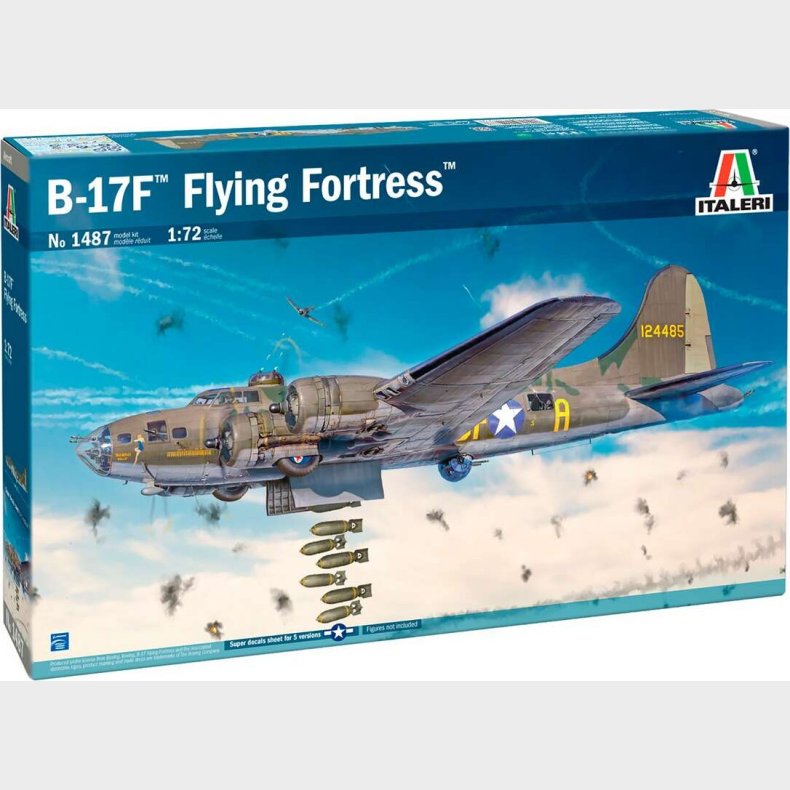 Italeri - B-17f Flying Fortress Model Byggest - 1:72 - 1487