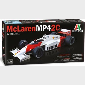 Italeri - Mclaren Prost Rosberg Model Bil Byggest - 1:12 - 4711