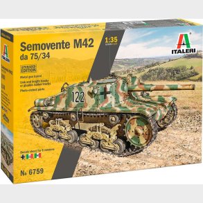 Italeri - Semovente M42 Da 75/34 Upgraded Model - 1:35 - 6759