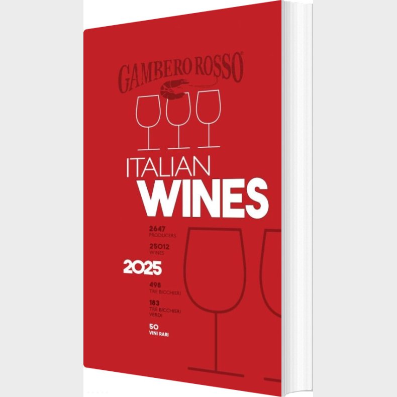 Italian Wines 2025 - Gambero Rosso - English Book