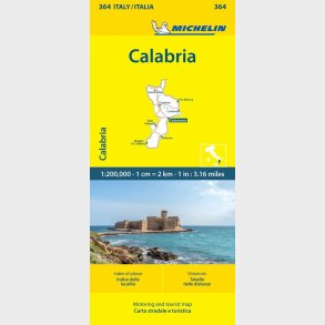 Italy Blad 364: Calabria 1:200.000 - English book