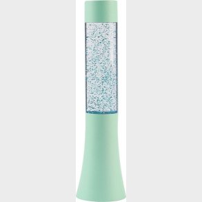 Itotal - Glitterlampe - Pastel Gr�n - 33,5 Cm
