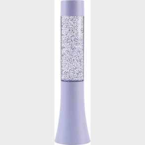 Itotal - Glitterlampe - Pastel Lilla - 33,5 Cm