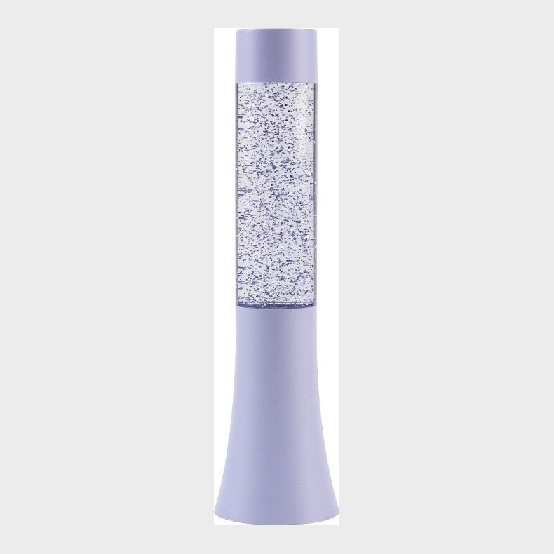 Itotal - Glitterlampe - Pastel Lilla - 33,5 Cm
