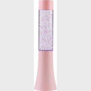 Itotal - Glitterlampe - Pastel Pink - 33.5 Cm