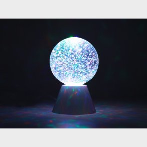 Itotal - Kuglelampe - Glitter Glas - 11 Cm In Diameter And 16 Cm In Height