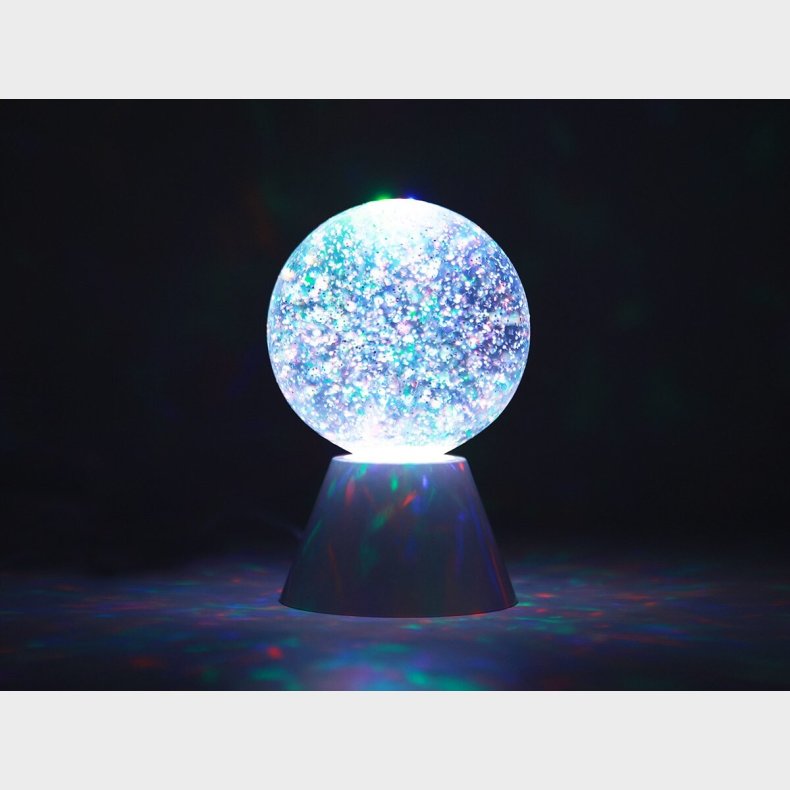 Itotal - Kuglelampe - Glitter Glas - 11 Cm In Diameter And 16 Cm In Height