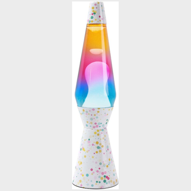 Itotal - Lava Lampe - Bubbles - Regnbue - 40 Cm