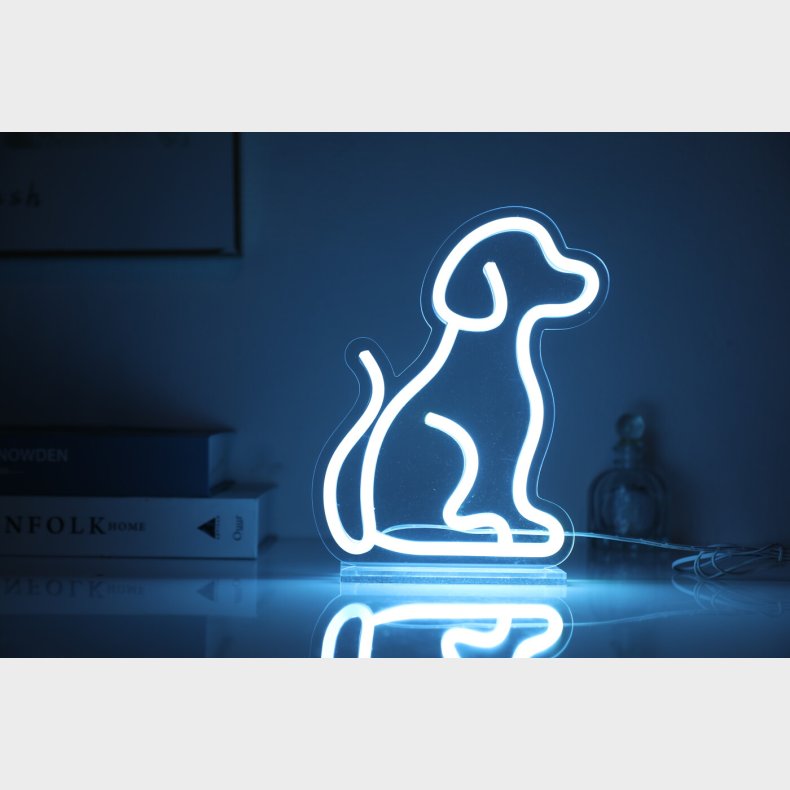 Itotal - Led Skilt - Dog