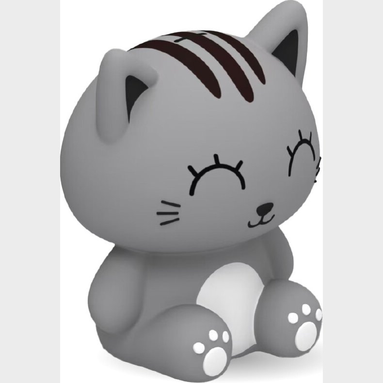 Itotal - Sparegris Grey Cat 27 Cm.