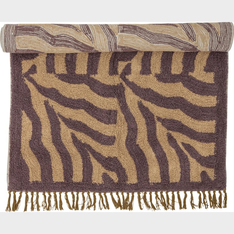 Bloomingville - Izza Tppe - Lilla - Bomuld - 90x150 Cm