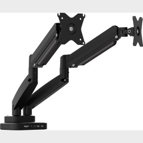 J5create - Ergonomic Dual-monitor Mount With Docking Station