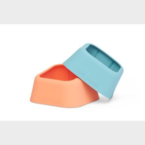 Time Timer | Time Timer MOD tilbehr - Silikone cover, 2-pak Orange & Bl