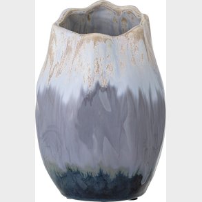 Bloomingville - Jace Deko Vase - Bl - Keramik - H 24 Cm