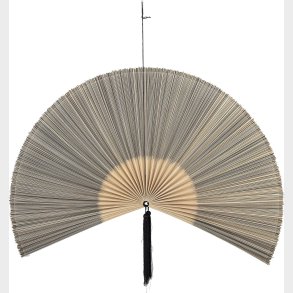 Bloomingville Vifte - Jaime Vgdekoration - Sort - Karagumoy