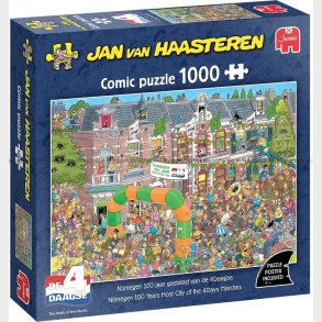 Jan Van Haasteren Puslespil - 1000 Brikker - Nijmegen 100 Years