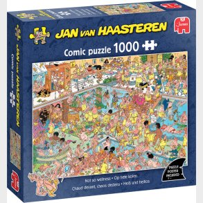 Jan Van Haasteren Puslespil - Not So Wellness - 1000 Brikker
