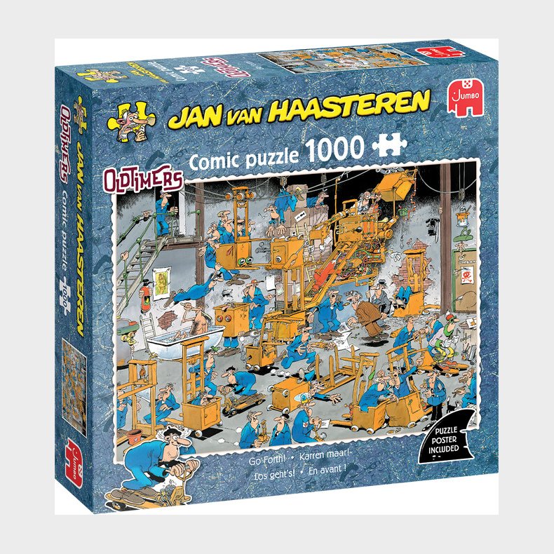 Jan Van Haasteren - 1000 Brikker - Oldtimers Go Forth!