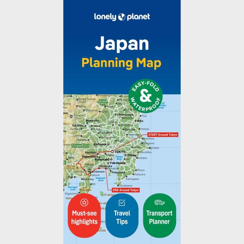 Japan Planning Map - Lonely Planet - English book