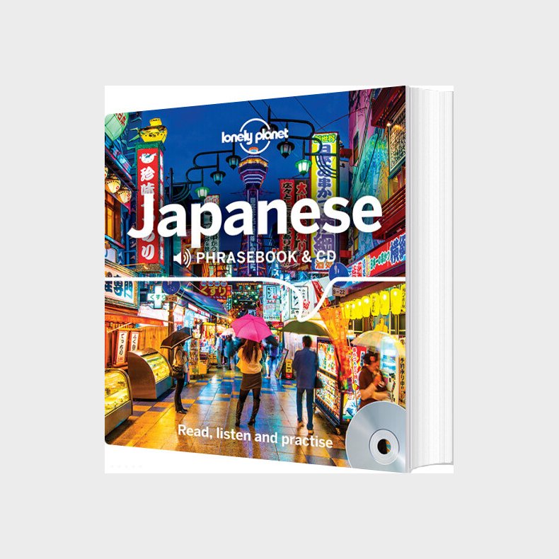 Japanese Phrasebook & Cd - Lonely Planet  - English book