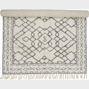 Bloomingville - Jaqueline T�ppe - Hvid - Bomuld - 140x200 Cm