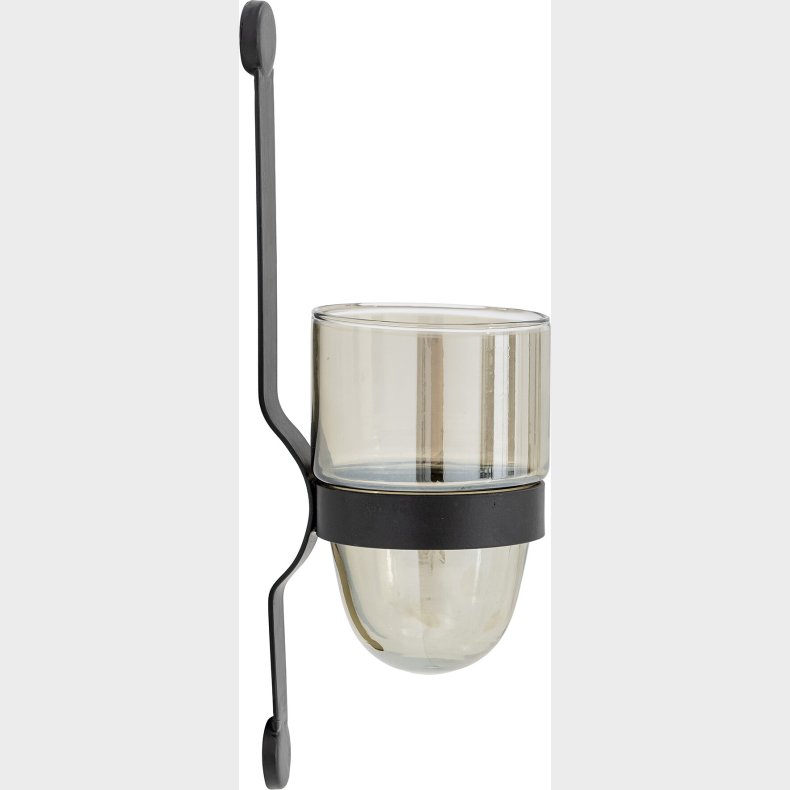 Bloomingville - Jasmina Lysestage Til Vg - Sort - Glas