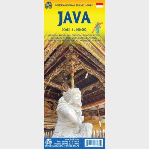 Java Travel Reference Map - English book