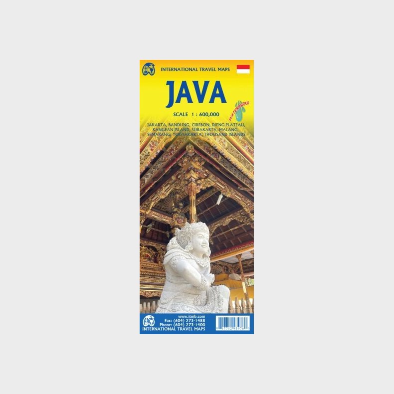 Java Travel Reference Map - English book