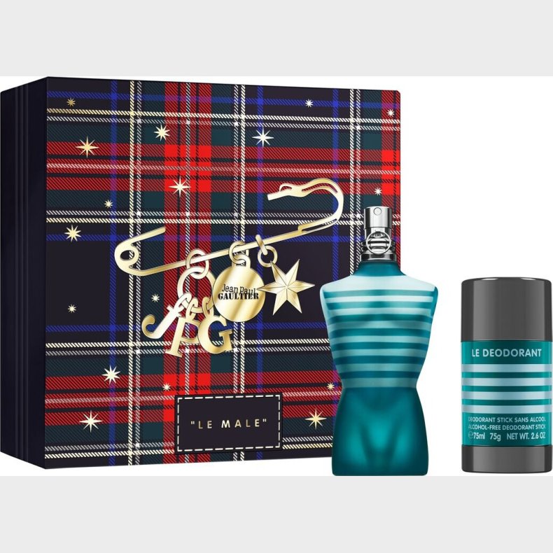 Jean Paul Gaultier - Le Male Edt 75 Ml + Deodorant Stick - Giftset