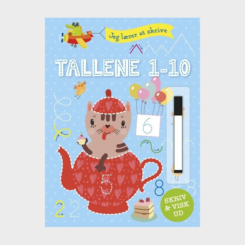 Jeg L�rer At Skrive Tallene 1-10 - Bog