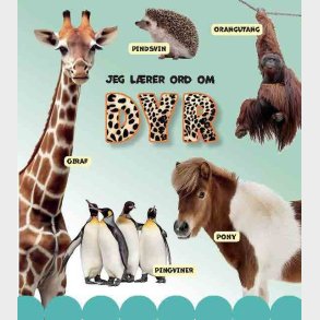 Jeg Lrer Ord Om Dyr - Bog