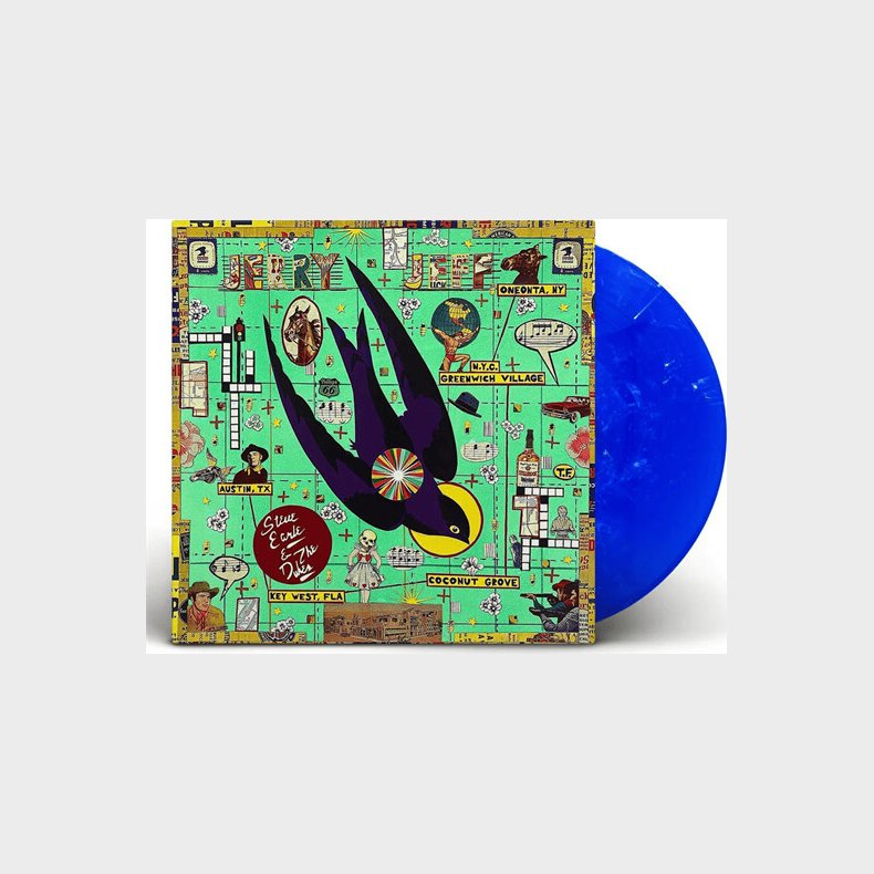 Steve Earle & The Dukes - Jerry Jeff - Vinyl Lp