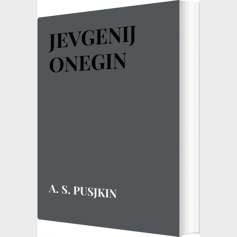 Jevgenij Onegin - A. S.  Pusjkin - Bog