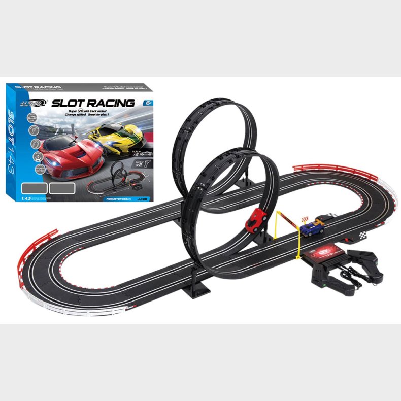 JJ Slot Racerbane m/loops 555 cm 1:43
