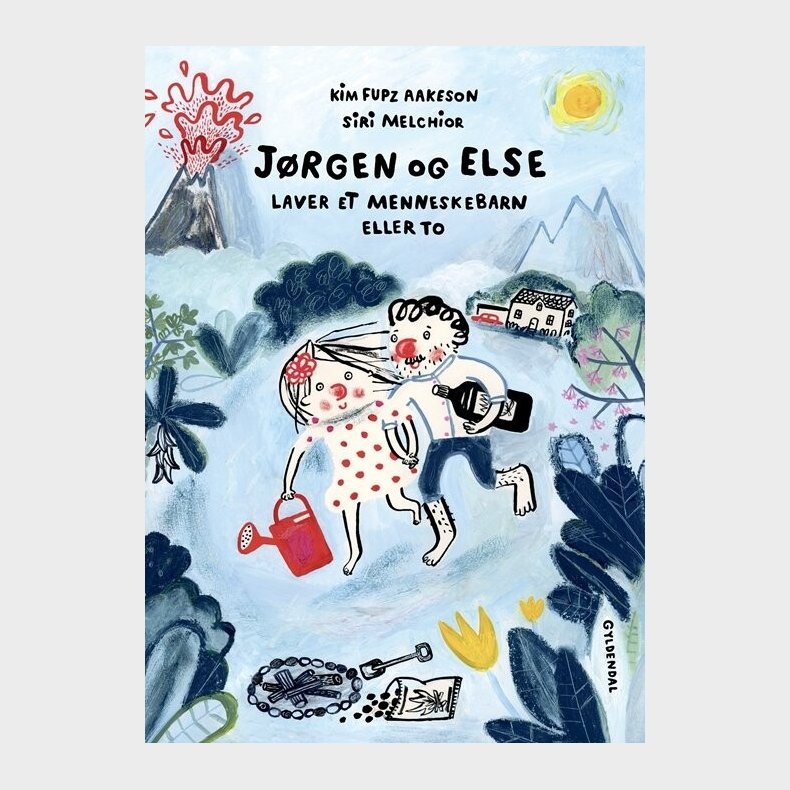 J�rgen Og Else Laver Et Menneskebarn Eller To - Kim Fupz Aakeson - Bog