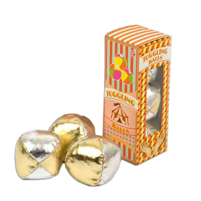 Robetoy | Jonglrbolde - Guld/slv, 3 stk