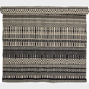 Bloomingville - Joob Tppe - Sort - Uld - 120x180 Cm