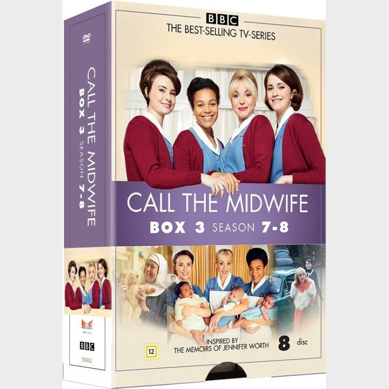 Jordemoderen Box 3 - Sson 7-8 / Call The Midwife  - DVD - Tv-serie
