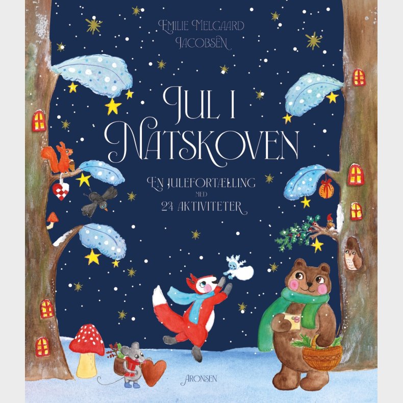 Jul I Natskoven - Med 24 Juleaktiviteter - Emilie Melgaard Jacobsen - Bog