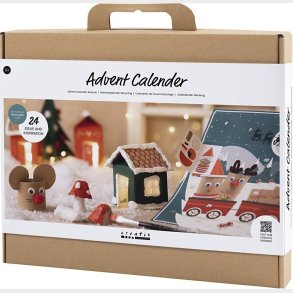 Kreativ Julekalender Til B�rn - Diy Kit - Genbrug